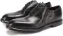 Dolce & Gabbana Marsala Lace-Up Oxfords Zwart Leer Black Heren - Thumbnail 2