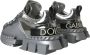 Dolce & Gabbana Metallic Finish Sneakers Super Queen Style Gray Dames - Thumbnail 3