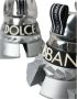 Dolce & Gabbana Metallic Finish Sneakers Super Queen Style Gray Dames - Thumbnail 4