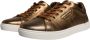 Dolce & Gabbana Metallic Leren Sneakers met Rubberen Zool Yellow Heren - Thumbnail 3