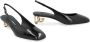 Dolce & Gabbana Zwarte Patentleren Slingback met DG Hak Black Dames - Thumbnail 2