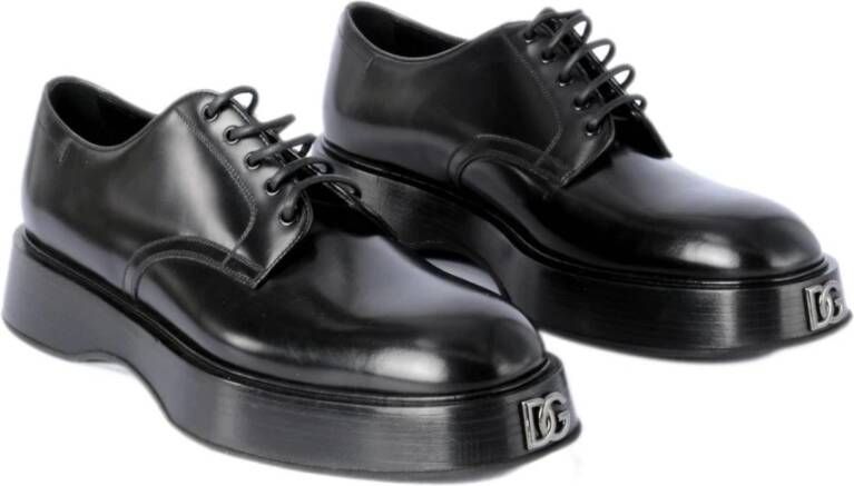 Dolce & Gabbana Michelangelo Veterschoen Platform Schoen Mannen Black Heren