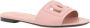 Dolce & Gabbana Roze leren slide sandalen DG Millennials Pink Dames - Thumbnail 15