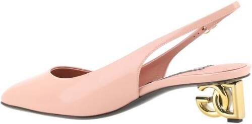 Dolce & Gabbana Moderne leren slingback-pumps Pink Dames