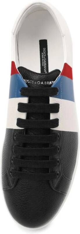 Dolce & Gabbana Multicolor Lage Sneakers van Gestructureerd Kalfsleer Multicolor Heren