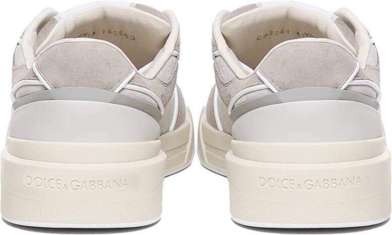 Dolce & Gabbana Beige Sneakers met Logo Beige Heren