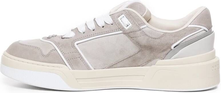 Dolce & Gabbana Beige Sneakers met Logo Beige Heren