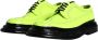 Dolce & Gabbana Neon Groene Leren Derby Schoenen Green Heren - Thumbnail 4