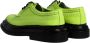 Dolce & Gabbana Neon Groene Leren Derby Schoenen Green Heren - Thumbnail 5