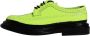 Dolce & Gabbana Neon Groene Leren Derby Schoenen Green Heren - Thumbnail 6