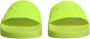 Dolce & Gabbana Neon Groene Rubberen Slippers Sandalen Green Dames - Thumbnail 2