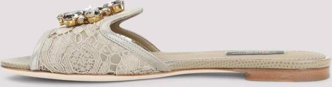 Dolce & Gabbana Neutrale Sandalen Ss25 Beige Dames