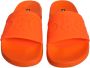 Dolce & Gabbana Oranje Logo Rubber Slippers Sandalen Orange Dames - Thumbnail 2