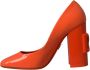 Dolce & Gabbana Oranje Patent Leren Logo Hakken Pumps Orange Dames - Thumbnail 11