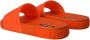 Dolce & Gabbana Oranje Rubberen Slides Sandalen Orange Heren - Thumbnail 4