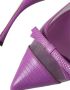 Dolce & Gabbana Paarse Leren Mesh Slingback Hakken Purple Dames - Thumbnail 19