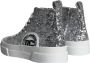 Dolce & Gabbana Pailletten High Top Sneakers Zilver Wit Gray Heren - Thumbnail 4