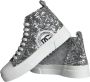 Dolce & Gabbana Pailletten High Top Sneakers Zilver Wit Gray Heren - Thumbnail 7