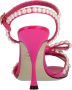 Dolce & Gabbana Parelversierde hoge hak sandalen Pink Dames - Thumbnail 4