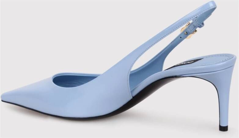 Dolce & Gabbana Patent Slingback Pumps met hoge hak Blue Dames