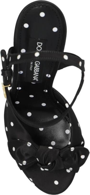 Dolce & Gabbana Plateau Sandalen Bianca Black Dames