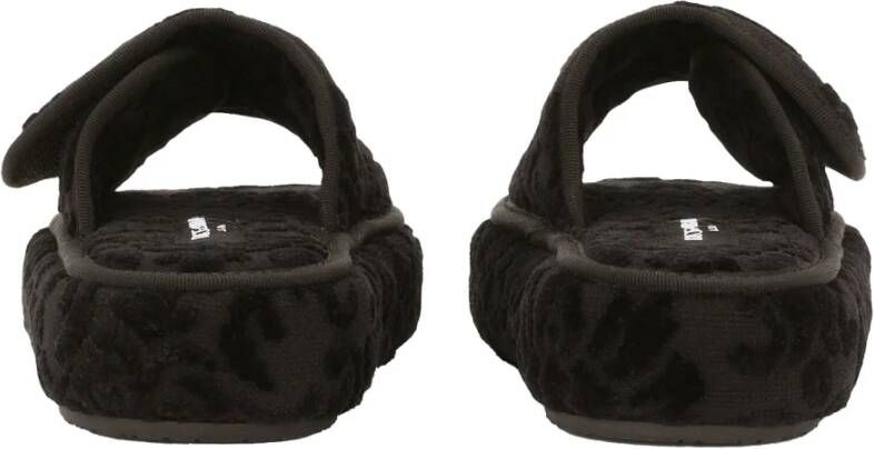 Dolce & Gabbana Plateau Slippers met Plateau Black Dames