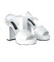 Dolce & Gabbana Platform Keira Sandalen White Dames - Thumbnail 2