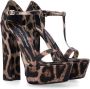 Dolce & Gabbana Platform Leo Schoenen Brown Dames - Thumbnail 2