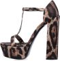 Dolce & Gabbana Platform Leo Schoenen Brown Dames - Thumbnail 3