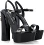 Dolce & Gabbana Platform Sandal Keira Black Dames - Thumbnail 2