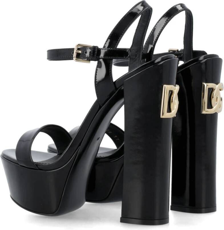 Dolce & Gabbana Platform Sandal Keira Black Dames