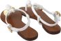 Dolce & Gabbana Witte Leren Munten Flip Flops Sandalen Schoenen White Dames - Thumbnail 7