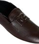 Dolce & Gabbana Platte Schoenen DG Driver Stijl Brown Heren - Thumbnail 13