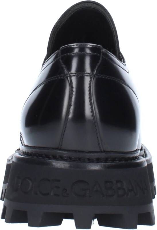 Dolce & Gabbana Platte schoenen Zwart Black Heren