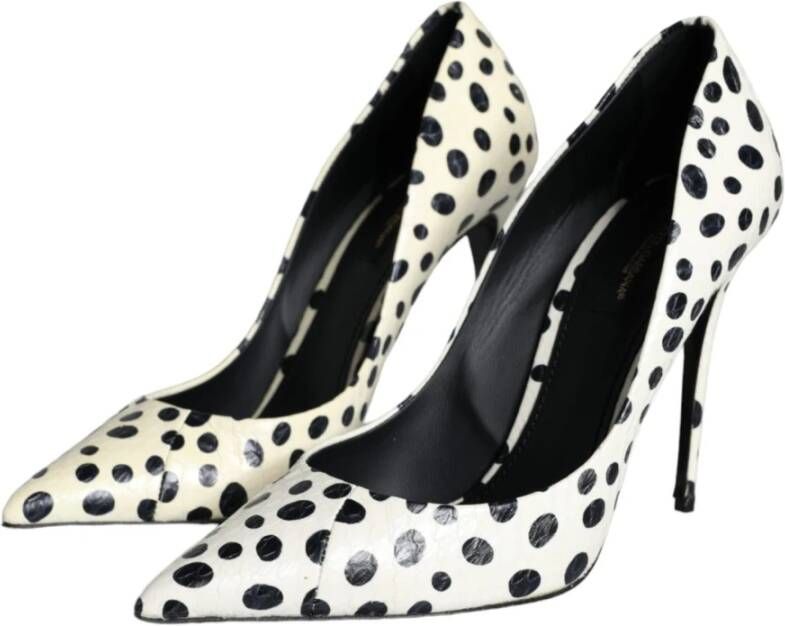 Dolce & Gabbana Polka Dot leren pumps Multicolor Dames