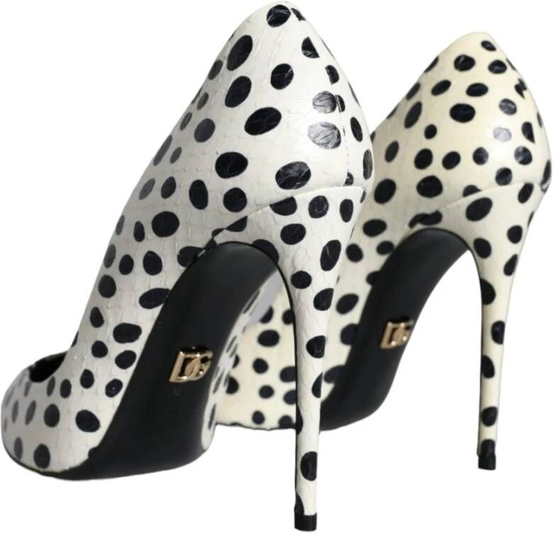 Dolce & Gabbana Polka Dot leren pumps Multicolor Dames