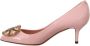 Dolce & Gabbana Roze kristalversierde suède pumps Pink Dames - Thumbnail 4