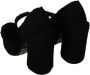 Dolce & Gabbana Zwarte Pom Blokhakken Mary Jane Schoenen Black Dames - Thumbnail 2