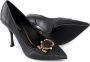 Dolce & Gabbana Zwarte Leren Hak Pumps Black Dames - Thumbnail 3