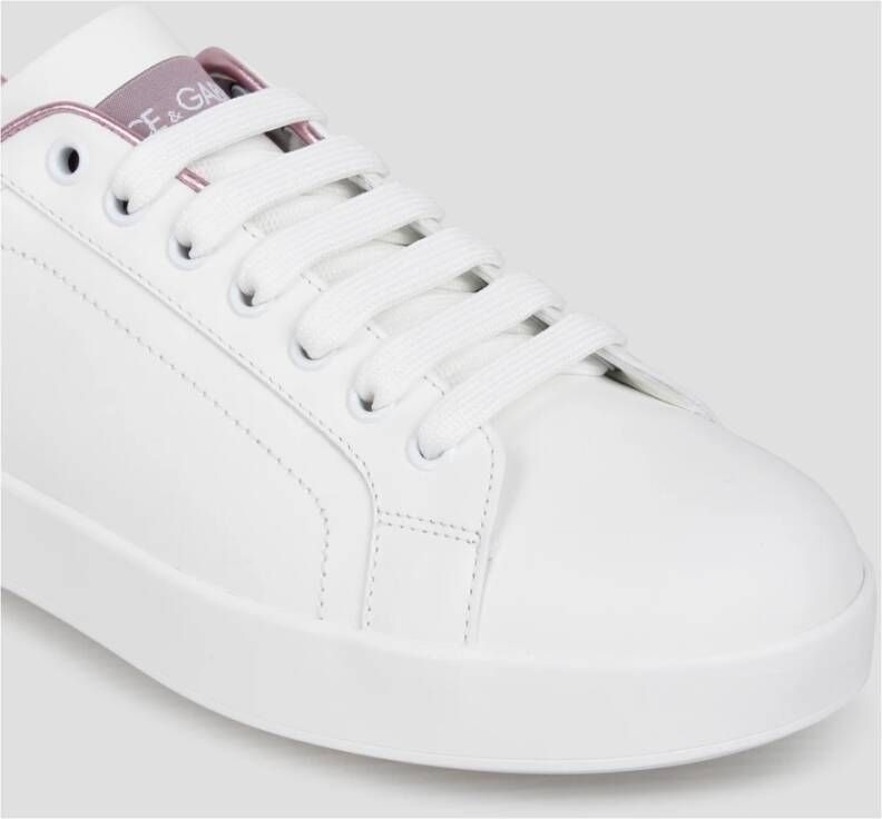 Dolce & Gabbana Portofino Appliqué Sneakers White Dames