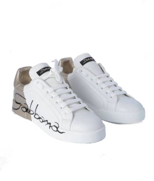 Dolce & Gabbana Portofino Dames Sneakers White Dames