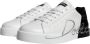 Dolce & Gabbana Portofino Leren Sneakers met Rubberen Zool White Heren - Thumbnail 3