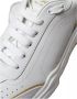 Dolce & Gabbana Portofino Leren Sneakers Wit Goud White Heren - Thumbnail 4