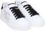 Dolce & Gabbana Portofino Line Leren Sneakers Zwart Wit White Dames - Thumbnail 2