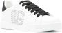 Dolce & Gabbana Portofino Sneaker Zwart Wit Logo Perf White Dames - Thumbnail 2