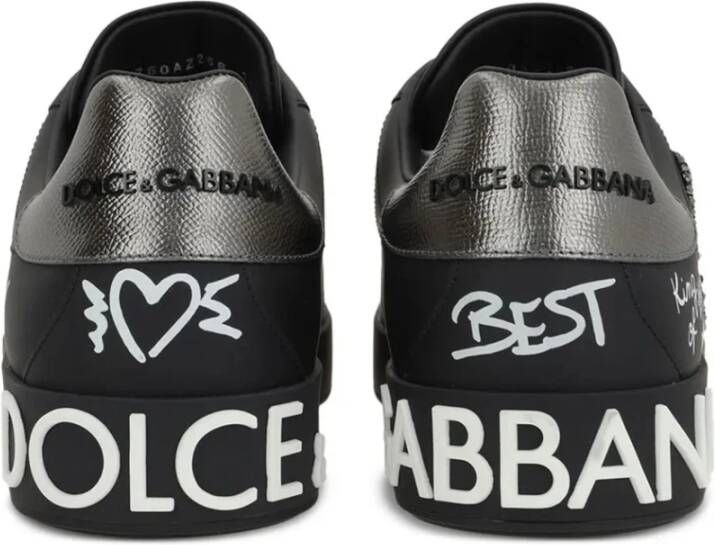 Dolce & Gabbana Portofino Sneakers Black Heren