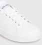 Dolce & Gabbana Witte Leren Sneakers met Ingegraveerd Logo White Dames - Thumbnail 11