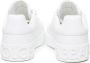 Dolce & Gabbana Witte Leren Sneakers met Ingegraveerd Logo White Dames - Thumbnail 12