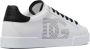 Dolce & Gabbana Witte Leren Sneakers met Geperforeerd Logo White Heren - Thumbnail 6