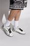 Dolce & Gabbana Wit Zilver Leren Sneakers Logo Details White Heren - Thumbnail 2